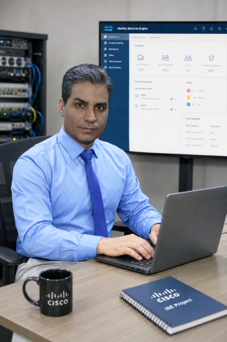 محسن خردمند پیکربندی cisco ise